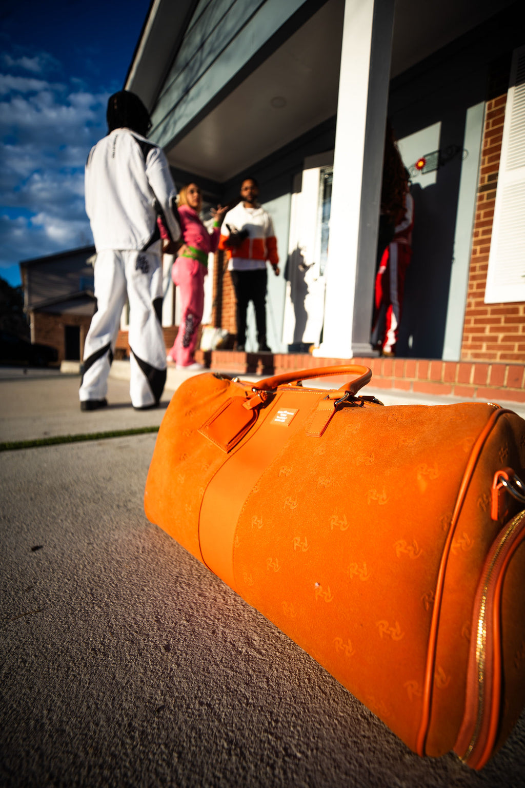 Orange RR Duffle Bag