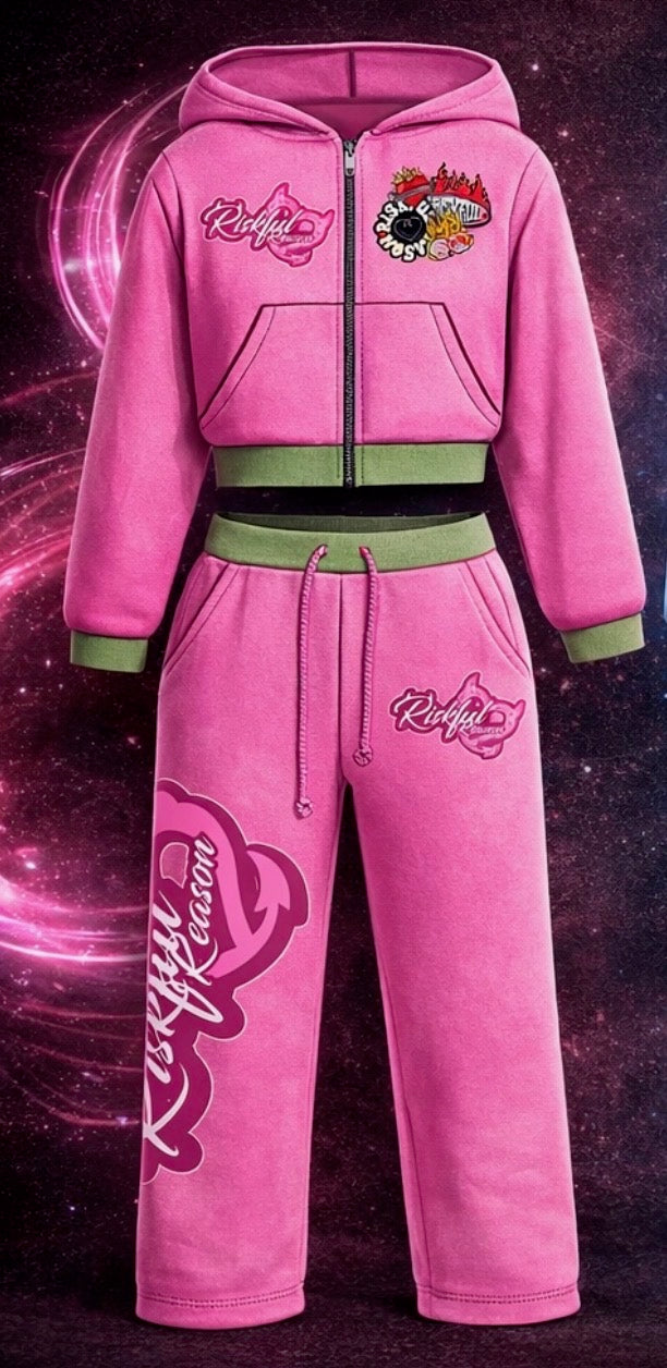 Pink Women’s Riskful Reason Sweat Suit
